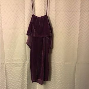 Purple rain dress